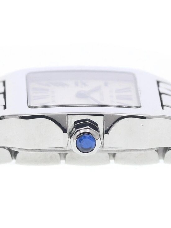 CARTIER Santos de Moiselle SM W25064Z5 beige Dial Quartz Ladies Watch_956855 main image 6